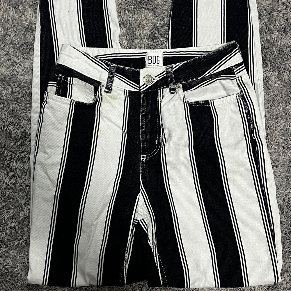 Urban outfitters striped jeans